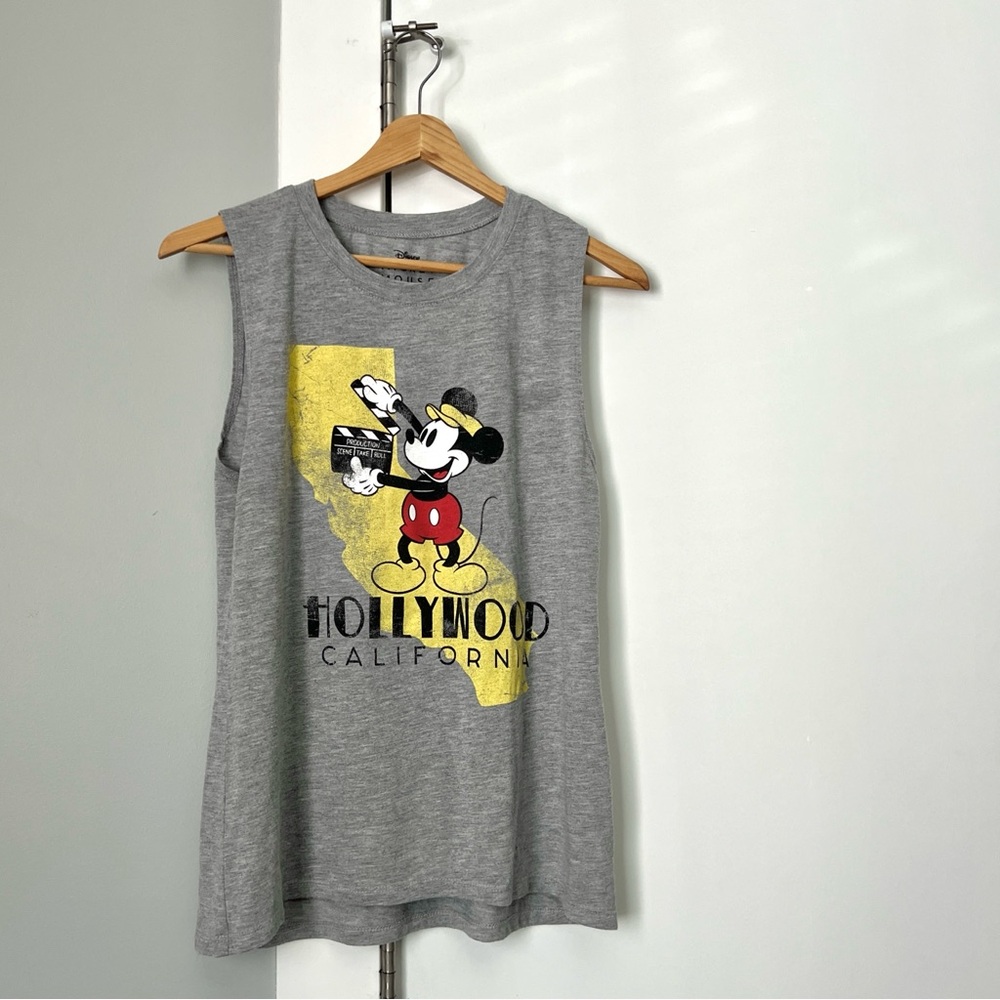 DISNEY Distressed Mickey Tank Top